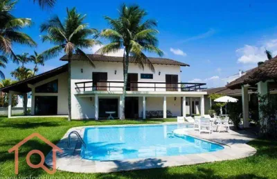 Casa com 6 dormitórios à venda, 555 m² por r$ 6.150.000,00 - acapulco - guarujá/sp