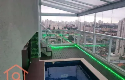 Cobertura à venda, 243 m² por r$ 3.800.000,00 - ipiranga - são paulo/sp