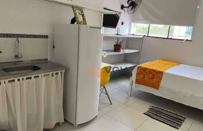 Kitnet para alugar, 35 m² por r$ 2.300,00/mês - mirandópolis - são paulo/sp