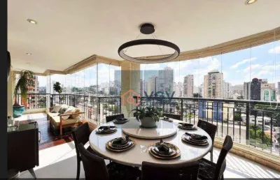 Apartamento com 4 dormitórios à venda, 244 m² por r$ 3.700.000,00 - parque santa cecília - são paulo/sp