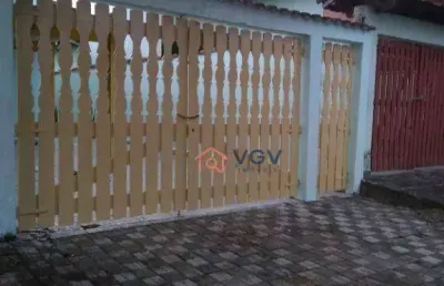Casa com 2 dormitórios à venda, 100 m² por r$ 220.000,00 - balneário itaguaí - mongaguá/sp