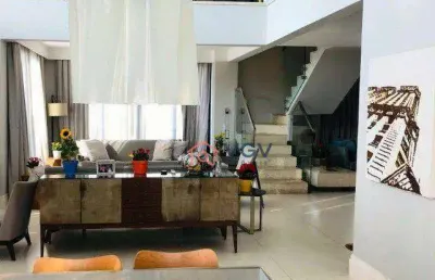 Cobertura com 3 dormitórios à venda, 270 m² por r$ 5.000.000,00 - indianópolis - são paulo/sp