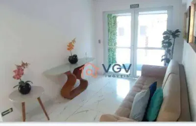 Apartamento, 78 m² - venda por r$ 520.000,00 ou aluguel por r$ 3.200,00/mês - boqueirão - praia grande/sp