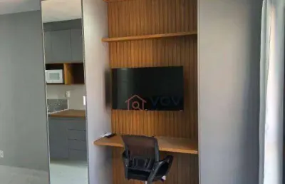 Studio com 1 dormitório para alugar, 26 m² por r$ 3.357/mês - brooklin paulista - são paulo/sp
