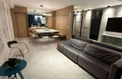 Apartamento mobiliado com 3 dormitórios à venda, 125 m² por r$ 1.600.000 - portal do morumbi - são paulo/sp