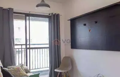 Apartamento 1 dormitório, 33 m² - venda por r$ 350.000 ou aluguel por r$ 3.355/mês - jardim prudência - são paulo/sp
