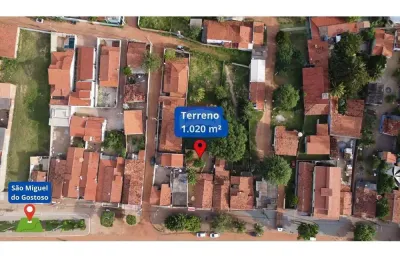 Terreno com 1.000m² próximo a rua da xepa em são miguel do gostoso