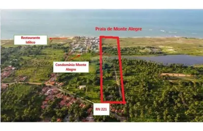 Terreno de 1.200 m² com acesso a rn 221 em são miguel do gostoso