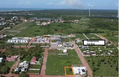 Terreno plano escriturado de 200 m² no centro de são miguel do gostoso