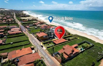 Casa de praia beira-mar 3 dormitórios à venda, na praia de búzius