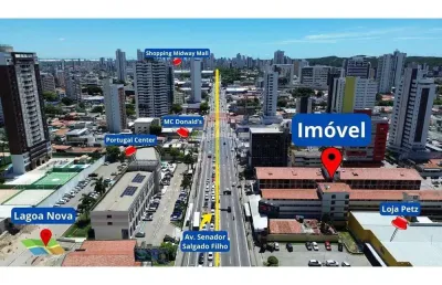 Vendo excelente flat no condomínio residence, paralelo a salgado filho, natal.