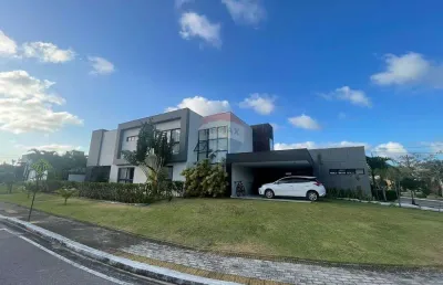 Casa de esquina à venda no condomínio fechado flora boulevard em ponta negra natal rn