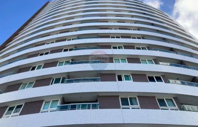 Apartamento mobiliado 2/4 com vista mar no pontamares