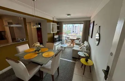 Lindo apartamento de 2/4, mobiliado e com vista mar, no condomínio therramare, ponta negra - natal/rn