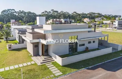 Casa em condomínio fechado com 4 quartos à venda na avenida red park, 980, são joão do rio vermelho, florianópolis por r$ 1.485.000