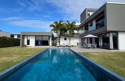 Casa em condomínio fechado com 4 quartos à venda na servidão cecília jacinta de jesus, 441, rio tavares, florianópolis por r$ 11.000.000