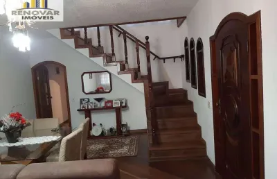 Sobrado com 3 dormitórios à venda, 210 m² - vila rubens - mogi das cruzes/sp