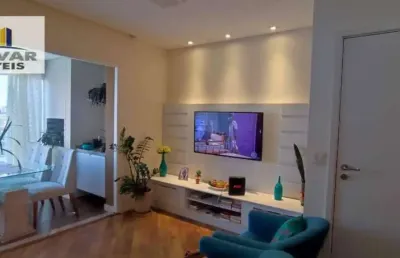 Apartamento com 3 dormitórios à venda, 80 m² por r$ 600.000 - ed. ipoema espaço e vida - mogi das cruzes/sp