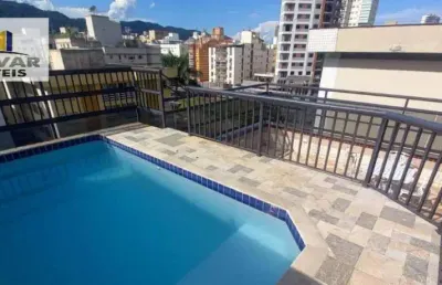 Cobertura com 3 dormitórios à venda, 220 m² por r$ 850.000,00 - enseada - guarujá/sp