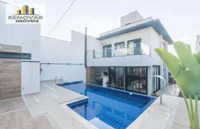 Sobrado com 3 dormitórios à venda, 248 m² por r$ 1.650.000 - condomínio vezeza, cézar de souza - mogi das cruzes/sp