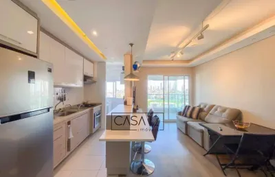 Apartamento com 1 dormitório à venda, 57 m² por r$ 790.000,00 - vila ema - são josé dos campos/sp