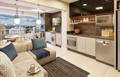 Apartamento com 1 dormitório à venda, 50 m² por r$ 698.000,00 - jardim das colinas - são josé dos campos/sp