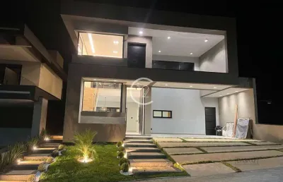 Casa térrea com mezanino e 3 dormitórios à venda, 190 m² por r$ 1.300.000 - santa mônica - caçapava/sp