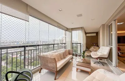 Apartamento com 3 suítes e vista livre à venda, 194 m² por r$ 2.900.000 - jardim aquarius - são josé dos campos/sp