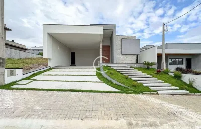 Casa térrea com 3 dormitórios à venda, 179 m² por r$ 1.190.000 - condomínio santa mônica - caçapava/sp