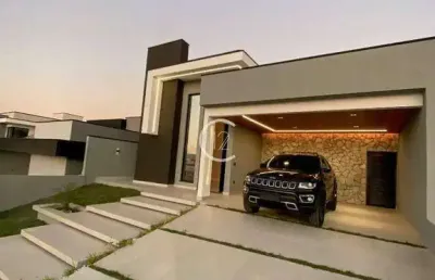 Casa térrea com 3 suítes à venda, 185 m² por r$ 1.375.000 - condomínio santa mônica - caçapava/sp