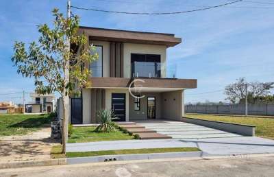 Sobrado novo com 3 dormitórios à venda, 232 m² por r$ 1.490.000 - vereda dos campos - são josé dos campos/sp
