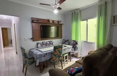 Apartamento 2 dormitórios guilhermina 55 mts 1 vaga de garagem praia grande
