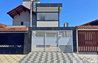Sobrado em condomínio 3 dormitórios 100 mts da praia no maracanã