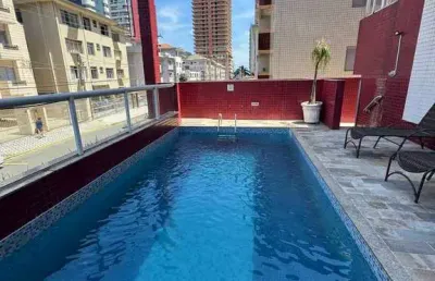 Apartamento 2 dormitórios 1 suíte canto do forte 200 mts da orla praia