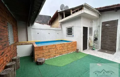 Casa geminada com piscina no  maracanã - 2 dormitórios, 1 suíte