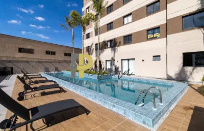 Apartamento para investidores, studio garden, bairro novo mundo, 31m²