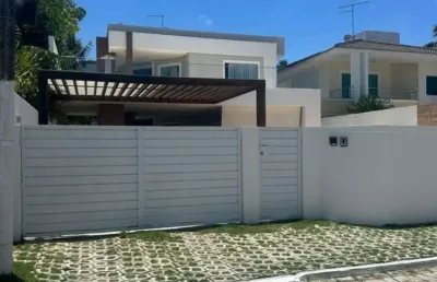 Casa em condomínio fechado com 4 quartos à venda na rua priscila b dutra, buraquinho, lauro de freitas por r$ 1.750.000