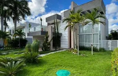 Casa com 4 quartos à venda na rodovia ba-099 - estrada do côco km 11,5, alphaville (abrantes), camaçari por r$ 1.800.000