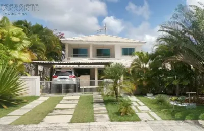 Casa em condomínio fechado com 4 quartos à venda na - estrada do côco, t, alphaville (abrantes), camaçari por r$ 1.450.000