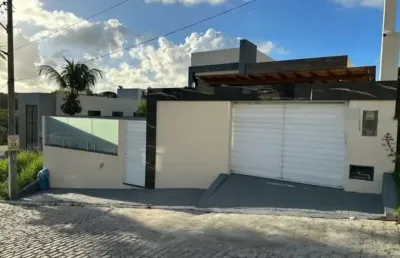 Casa em condomínio fechado com 3 quartos à venda na rua jurema, 26, caji, lauro de freitas por r$ 900.000