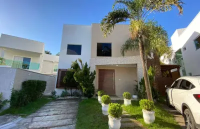 Casa em condomínio fechado com 4 quartos à venda na rua pataro machado, 72, centro, lauro de freitas por r$ 1.250.000