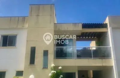 Casa em condomínio fechado com 4 quartos à venda na rua jorge amado, 285, buraquinho, lauro de freitas por r$ 835.000