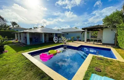 Casa em condomínio fechado com 6 quartos à venda na estrada do coco, 1, estrada do coco, lauro de freitas, 374 m2 por r$ 1.800.000
