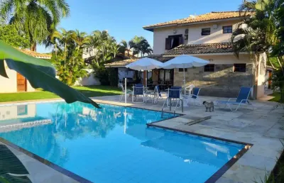Casa em condomínio fechado com 5 quartos à venda na av pajussara, vilas do atlantico, lauro de freitas, 400 m2 por r$ 2.800.000