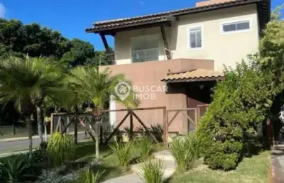 Casa em condomínio fechado com 4 quartos à venda na Rodovia BA-099 - Estrada do Côco, Alphaville (Abrantes), Camaçari