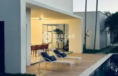 Casa em condomínio fechado com 4 quartos para alugar na rodovia ba-099 - estrada do côco, praia de busca vida, camaçari, 550 m2 por r$ 25.000