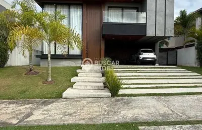 Casa em condomínio fechado com 4 quartos à venda na rodovia ba-099 - estrada do côco, alphaville (abrantes), camaçari, 330 m2 por r$ 3.100.000