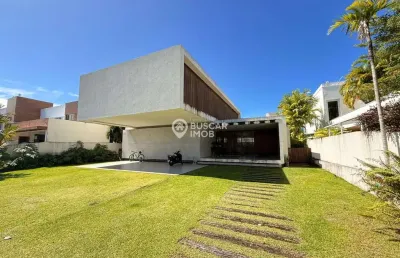 Casa em condomínio fechado com 4 quartos à venda na avenida rio joanes, abrantes, camaçari, 640 m2 por r$ 7.000.000