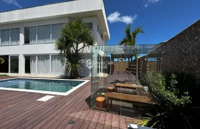 Casa em condomínio fechado com 4 quartos à venda na rodovia rodovia ba-099  estrada do côco, alphaville (abrantes), camaçari, 377 m2 por r$ 1.800.000