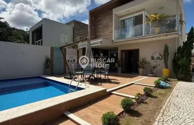 Casa em condomínio fechado com 4 quartos à venda na abrantes, abrantes, camaçari, 226 m2 por r$ 1.280.000